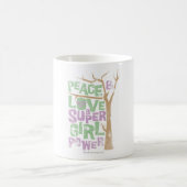 Mug Peace Love & Supergirl Power (Centre)