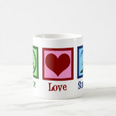 Mug Peace Love Surfing (Centre)