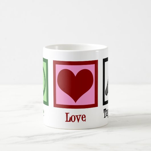 Mug Peace Love Tap Dance (Centre)