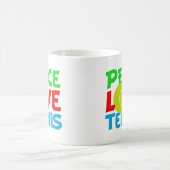 Mug Peace Love Tennis (Centre)