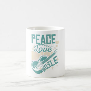 Mug Peace Love Ukulele