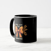 Mug Peace Love Unity End Violence (Devant gauche)