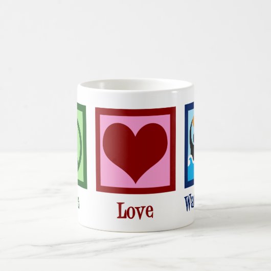 Mug Peace Love Water Polo (Centre)