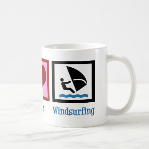 Mug Peace Love Windsurf