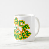 Mug Peace Monger - choisir style et couleur (Devant droit)