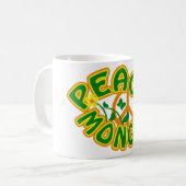Mug Peace Monger - choisir style et couleur (Devant gauche)