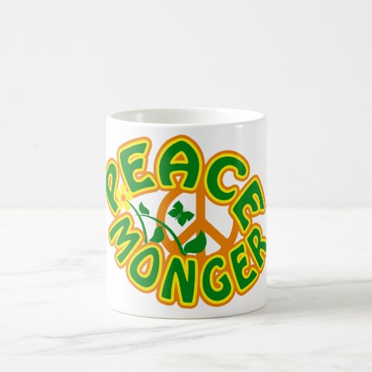 Mug Peace Monger - choisir style et couleur (Centre)