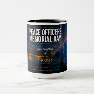 Mug Peace Officers Memorial Day London Bridge