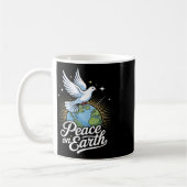 Mug Peace On Earth Dove And Globe Faith Christmas  (Gauche)