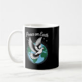 Mug Peace On Earth Dove And Globe Faith Christmas Spir (Gauche)