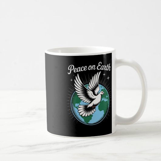 Mug Peace On Earth Dove And Globe Faith Christmas Spir (Droite)