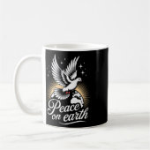Mug Peace On Earth Dove And Globe Peaceful Christmas (Gauche)