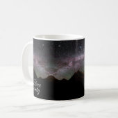 Mug Peace & Serenity Mountain Night Sky (Devant gauche)