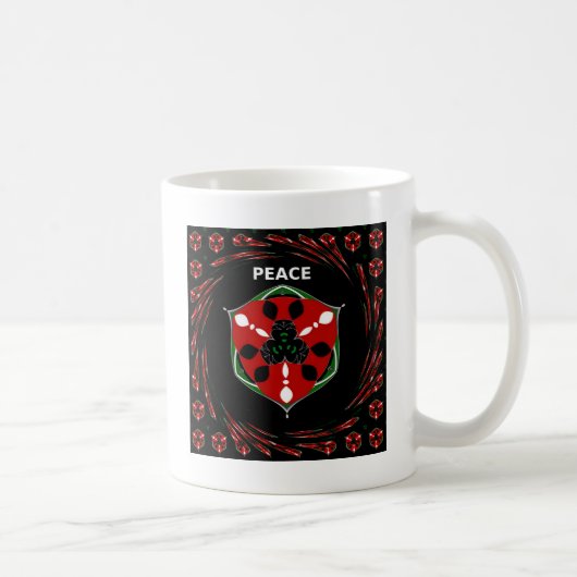 Mug "Peace : with Shield Emblem" (Droite)