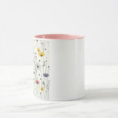 Mug Peaceful Dove Art Mug, Floral Bird Design, Café (Centre)