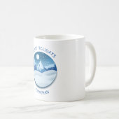 Mug Peaceful Frosted Landscape Custom (Devant droit)