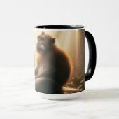 Mug Peaceful Monkey Coffee (Devant droit)