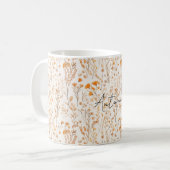 Mug Peach Cream Flowers (Devant gauche)
