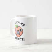 Mug Peach er Parfait Funny Peach Pun (Devant gauche)