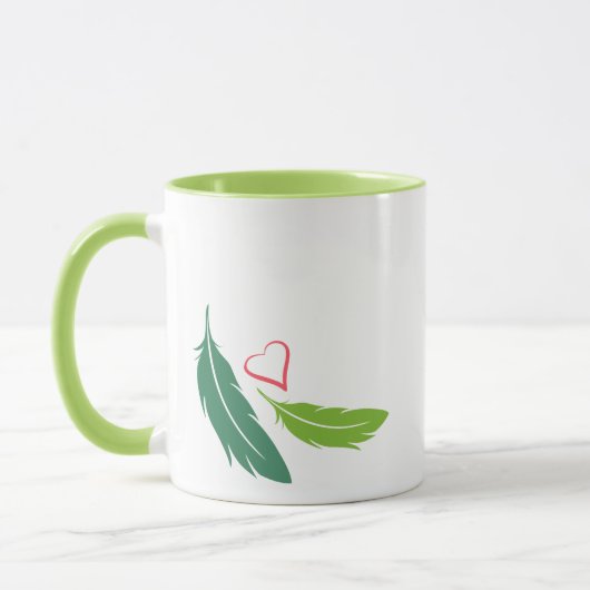 Mug Peach Faced Inséparables (Gauche)