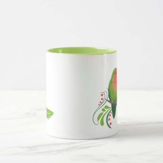 Mug Peach Faced Inséparables (Centre)