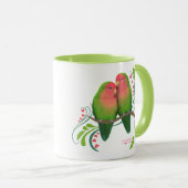 Mug Peach Faced Inséparables (Devant droit)