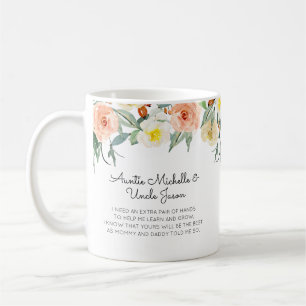 Mug Peach Flowers Serez-Vous Mes Parents Proposition