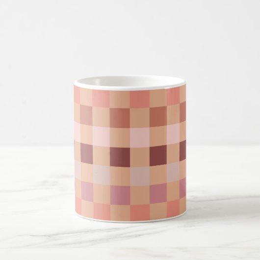 Mug Peach Fuzz Checkerboard (Centre)
