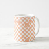 Mug Peach Fuzz Cherry En vichy Motif (Devant droit)