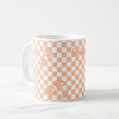 Mug Peach Fuzz Cherry En vichy Motif (Devant gauche)
