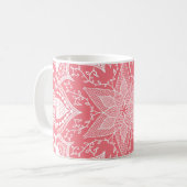 Mug Peach Mandala (Devant gauche)
