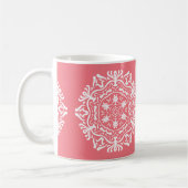 Mug Peach Mandala (Gauche)