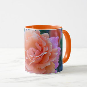 MUG "PEACH & PINK ROSE"