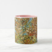 Mug Peach Tree rose en fleurs par Vincent van Gogh (Centre)