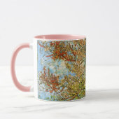 Mug Peach Tree rose en fleurs par Vincent van Gogh (Gauche)