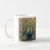 Mug Peacock Art Nouveau (Gauche)