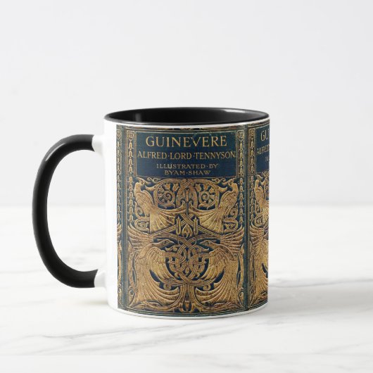 Mug Peacock Art Nouveau (Gauche)