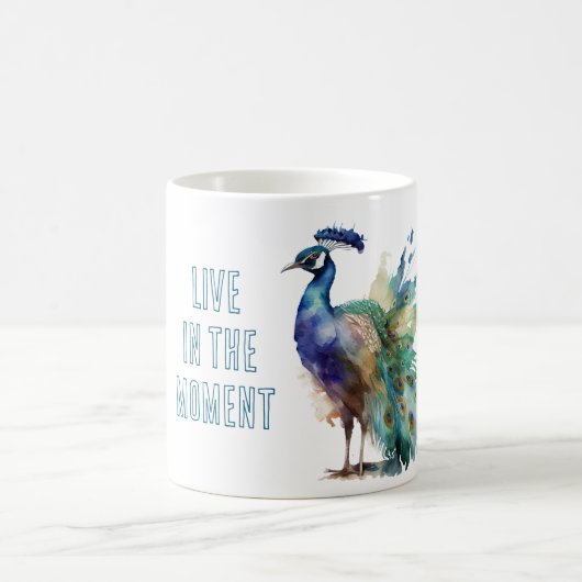 Mug Peacock bleu vert (Centre)