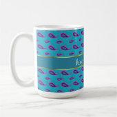 Mug Peacock Blue Paisley (Gauche)