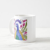 Mug Peacock coloré (Devant gauche)