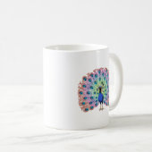 Mug Peacock coloré (Devant droit)