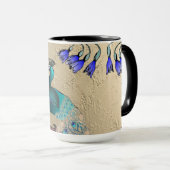Mug Peacock En Or (Devant droit)