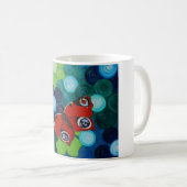 Mug Peacock Papillon peint (Devant droit)