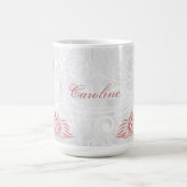 Mug Peacock rose Personnalisé (Centre)