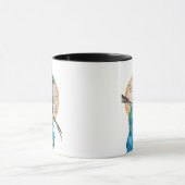 Mug Peacock Shine art, no background, with Isaiah 60:1 (Centre)