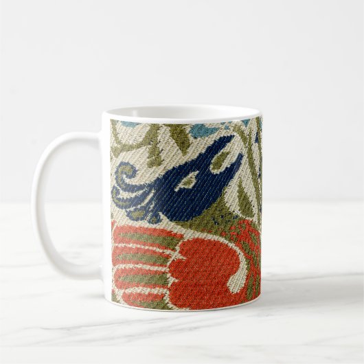 Mug Peacock, William Morris (Gauche)