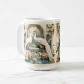 Mug Peacocks blancs à la Fontaine (Devant gauche)