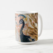 Mug Peacocks Gold Parties scintillant Love Blush Rose (Devant droit)
