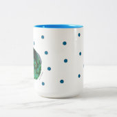 Mug Peafowl Peint à la Main (Centre)