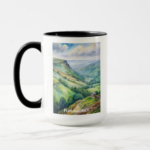 Mug Peak District National Park Watercolor Peinture
